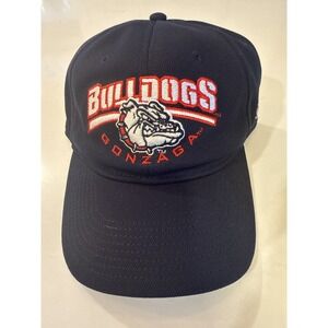 Gonzaga Bulldogs Hat Cap Navy Blue Red Logo Adjustable Dad Strapback NCAA